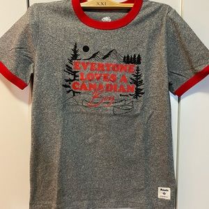 ROOTS KIDS Grey Camp T-Shirt